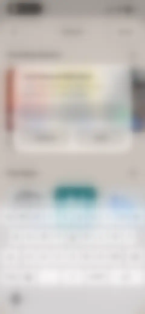 Locked screen preview
