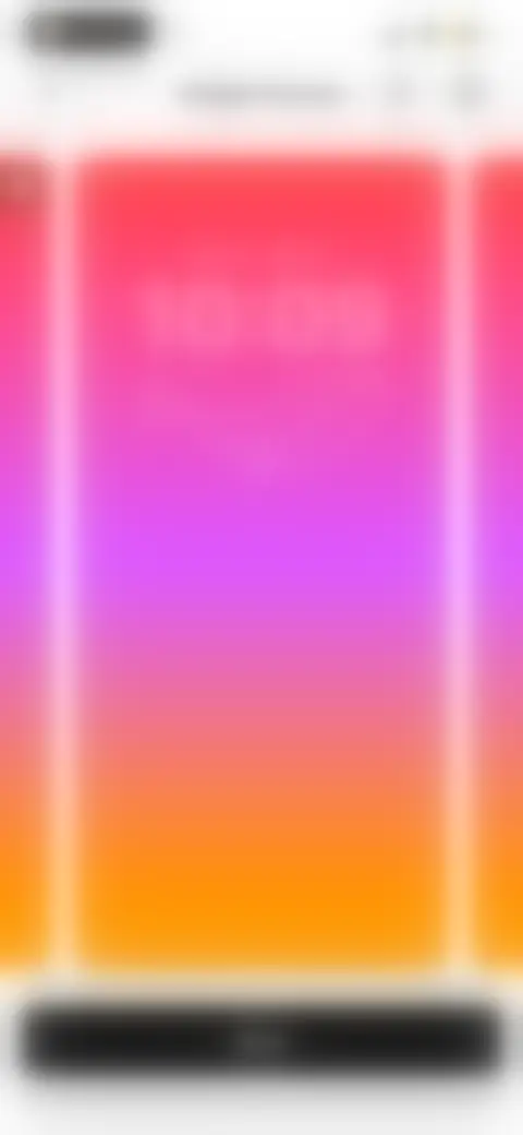 Locked screen preview