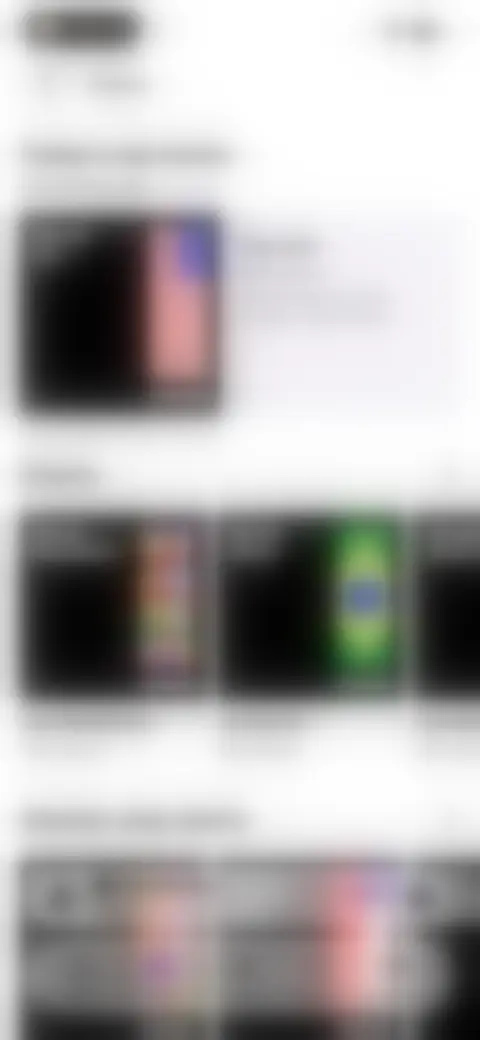 Locked screen preview