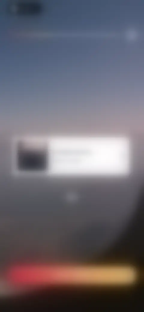 Locked screen preview