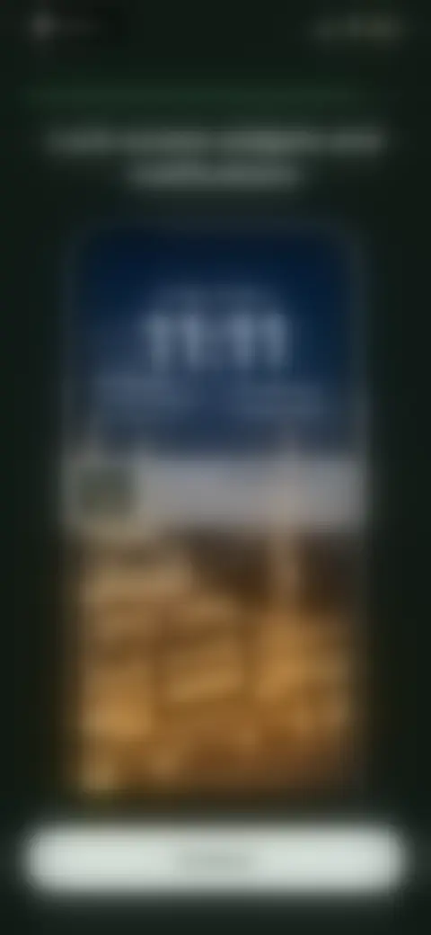 Locked screen preview