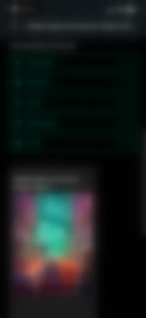 Locked screen preview