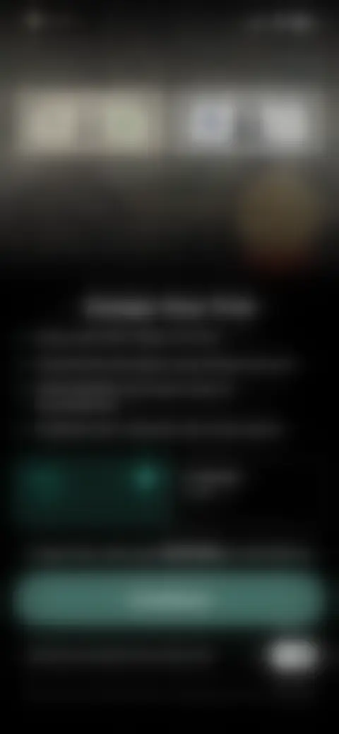 Locked screen preview