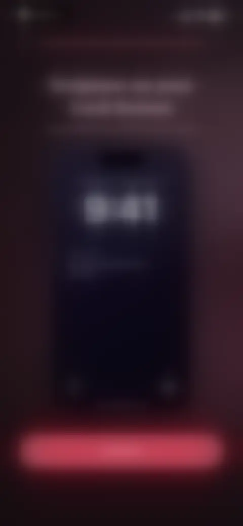Locked screen preview