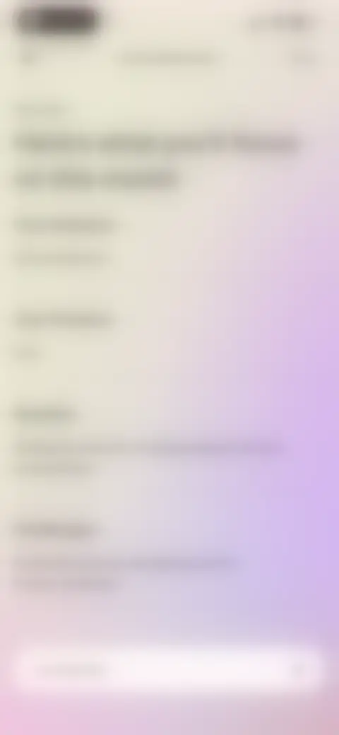 Locked screen preview