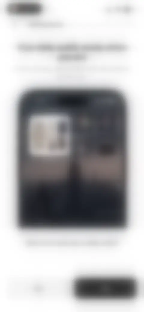 Locked screen preview