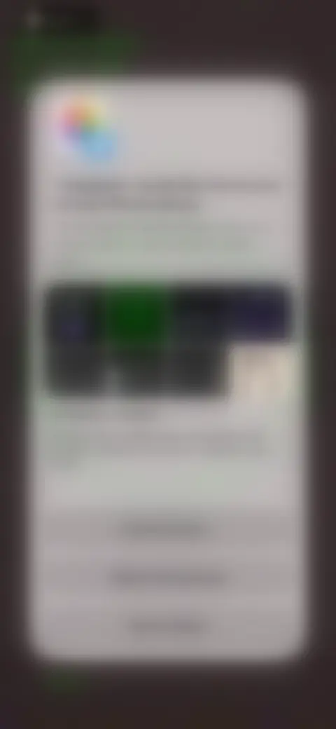 Locked screen preview