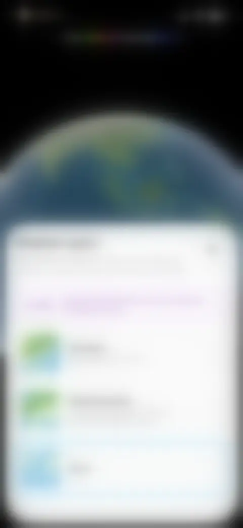 Locked screen preview