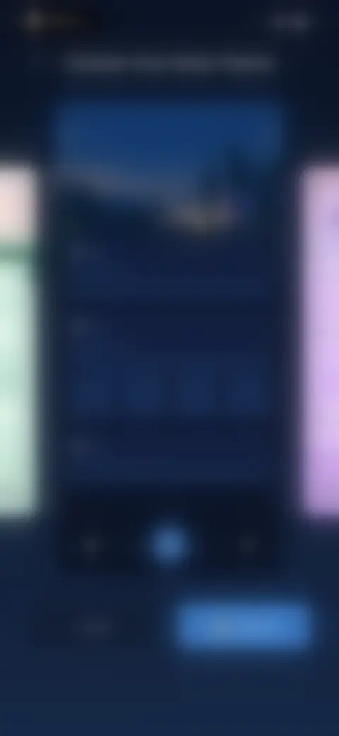 Locked screen preview