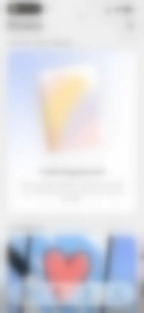 Locked screen preview