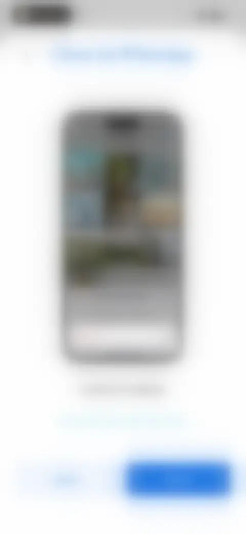 Locked screen preview
