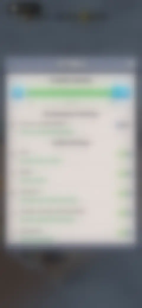 Locked screen preview