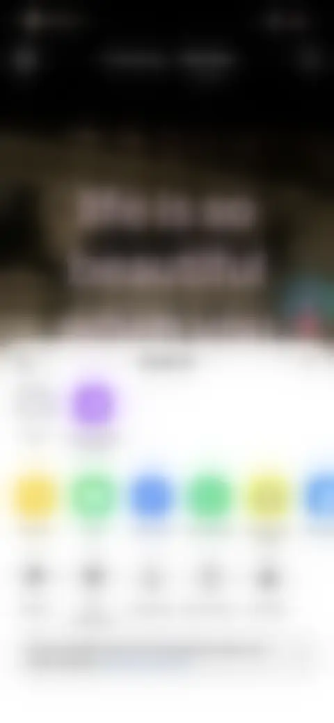 Locked screen preview