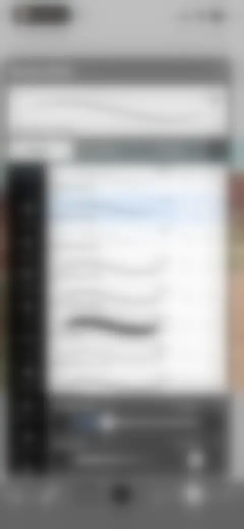 Locked screen preview