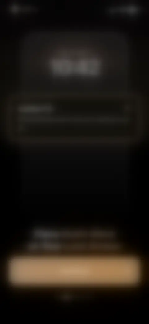 Locked screen preview