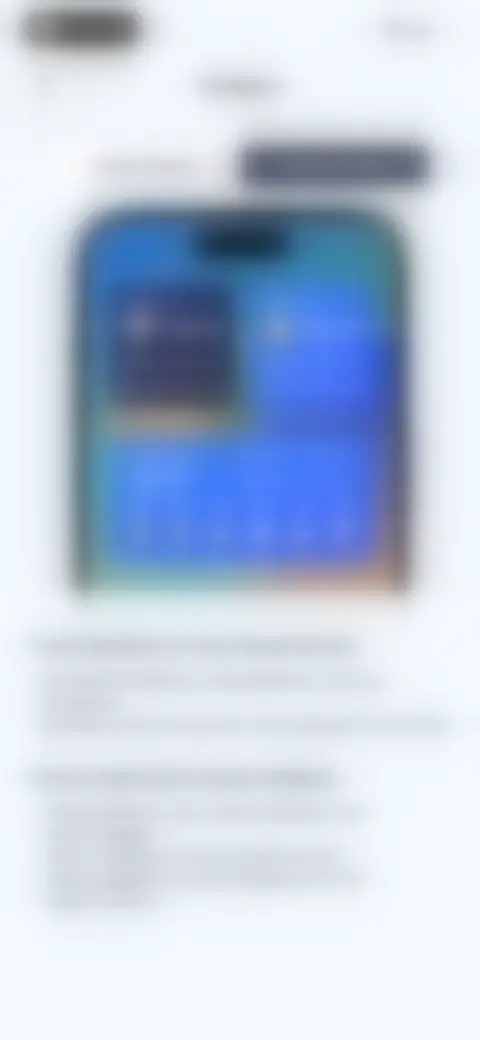 Locked screen preview