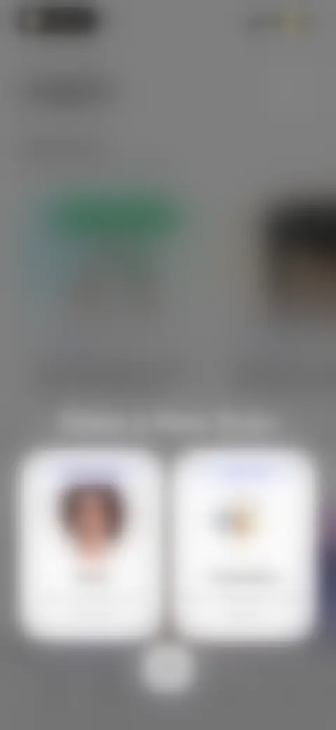 Locked screen preview
