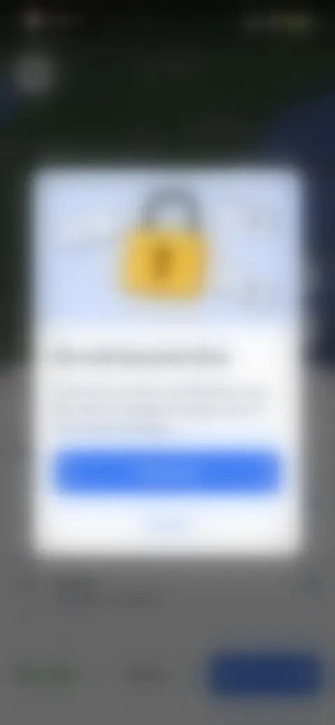 Locked screen preview