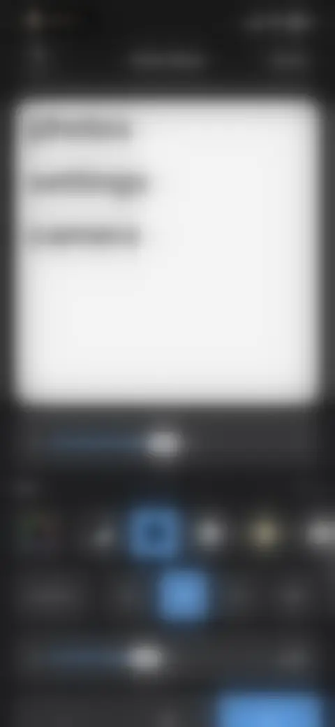 Locked screen preview
