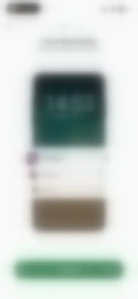 Locked screen preview