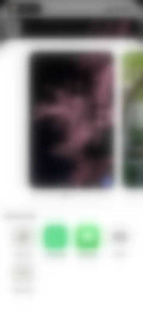 Locked screen preview