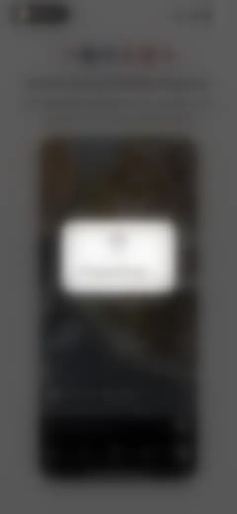 Locked screen preview
