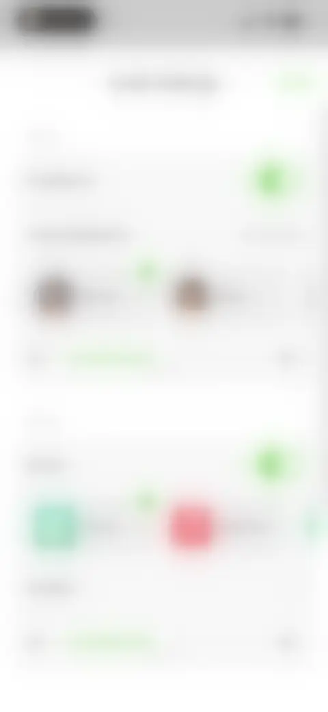 Locked screen preview