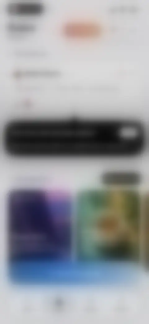 Locked screen preview