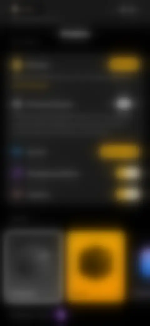 Locked screen preview