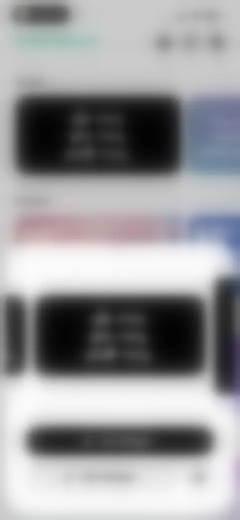Locked screen preview
