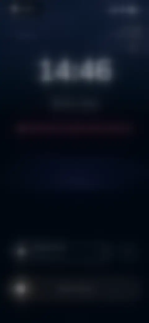 Locked screen preview