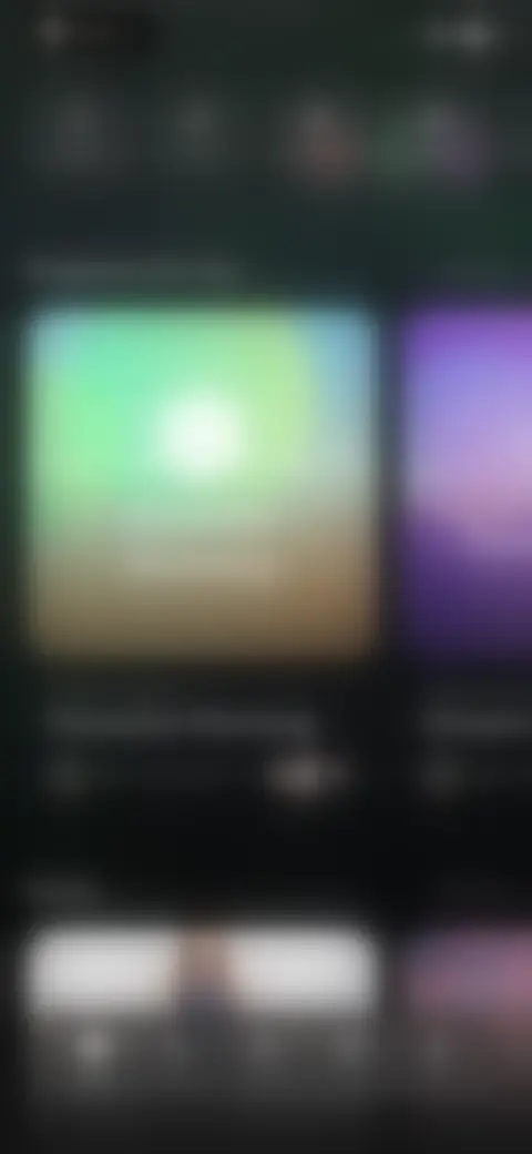 Locked screen preview