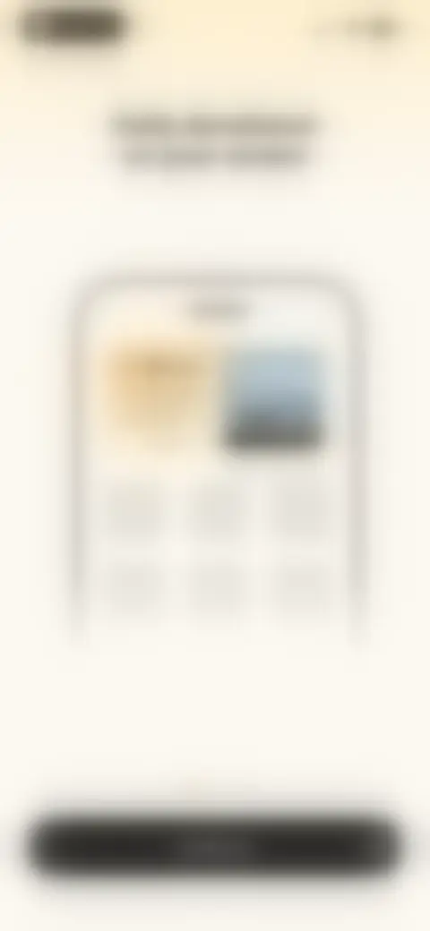 Locked screen preview