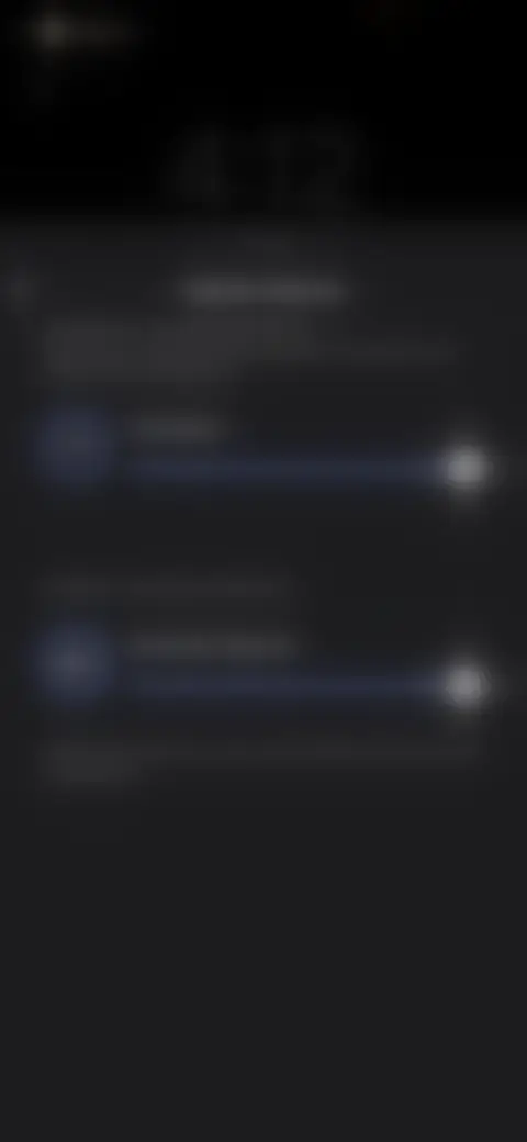 Locked screen preview