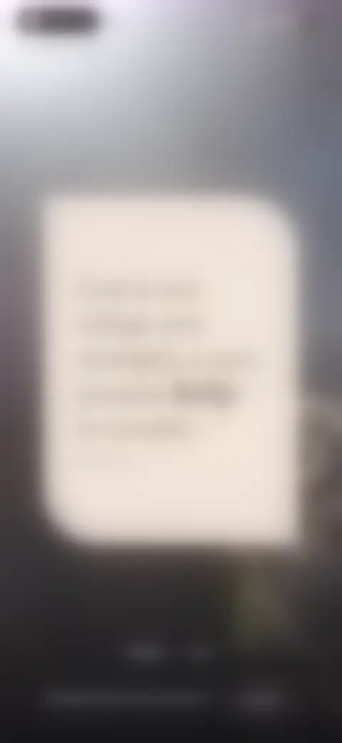 Locked screen preview