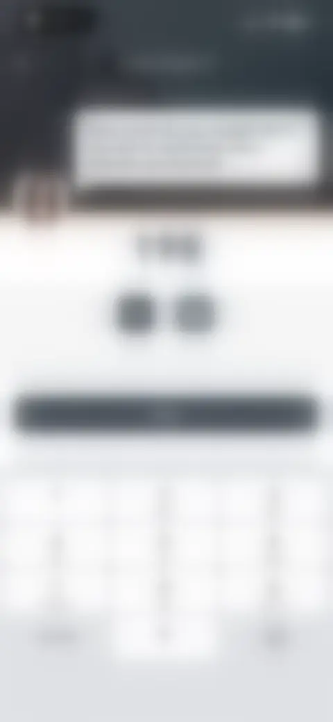 Locked screen preview