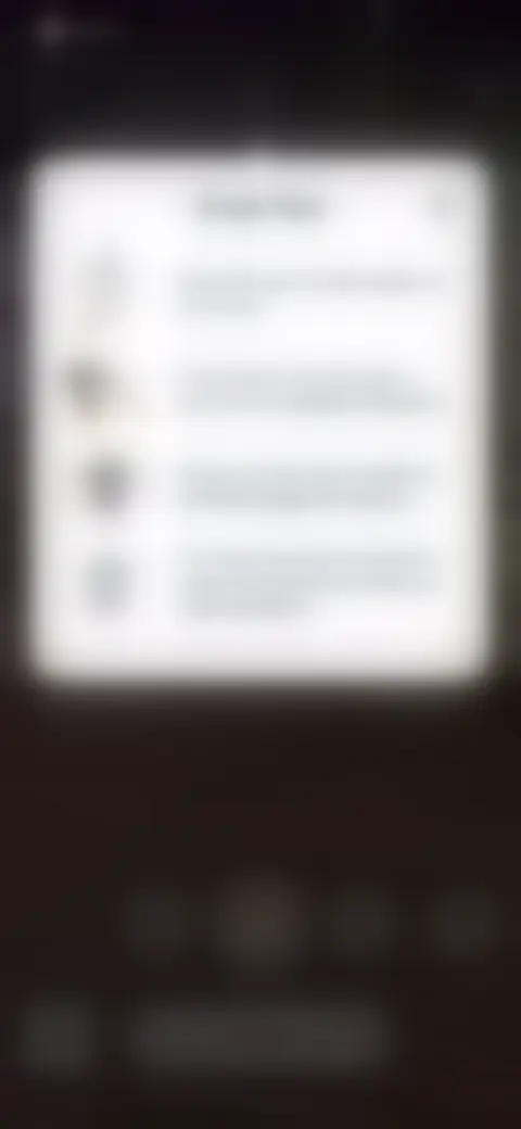 Locked screen preview