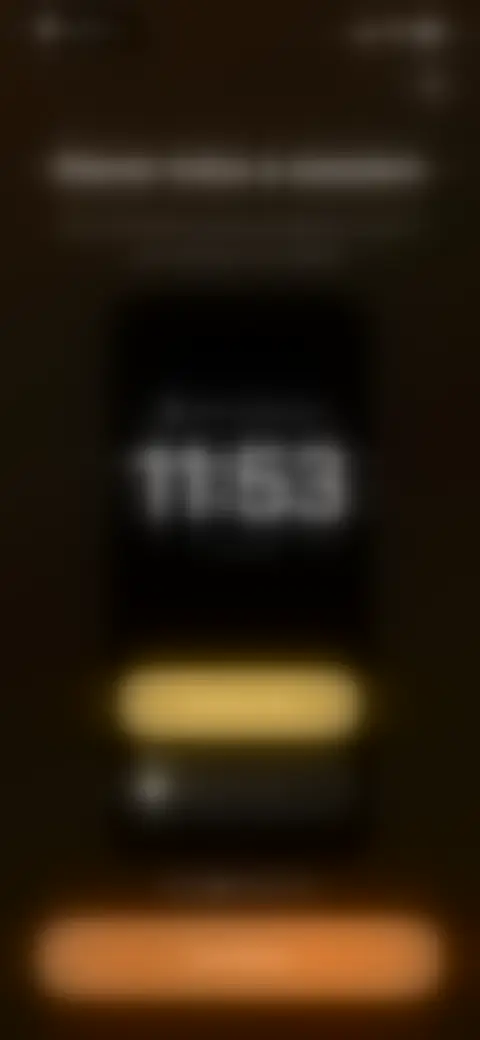 Locked screen preview