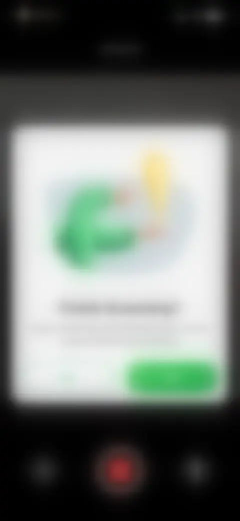 Locked screen preview