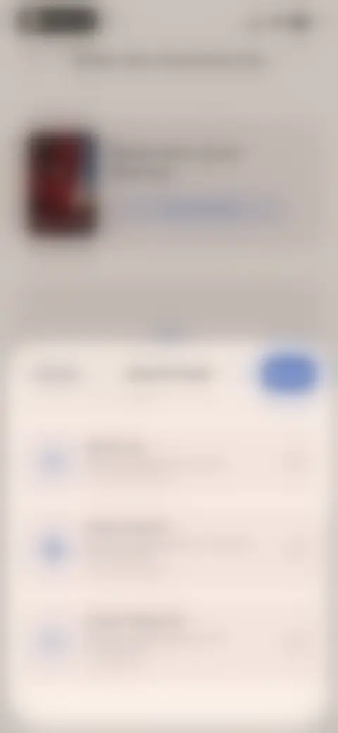 Locked screen preview