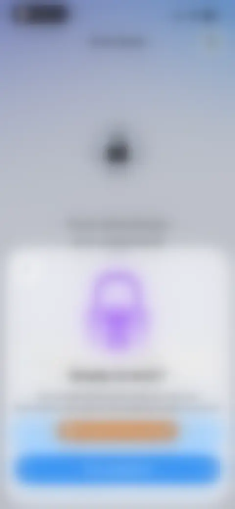 Locked screen preview