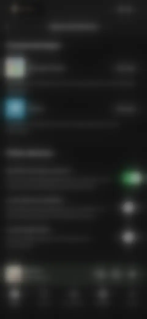 Locked screen preview