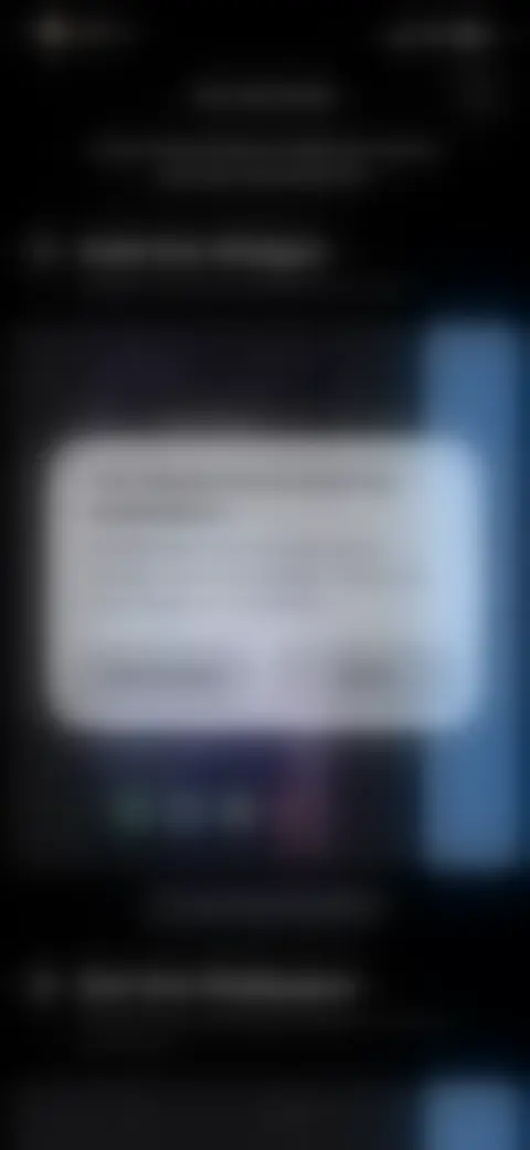 Locked screen preview