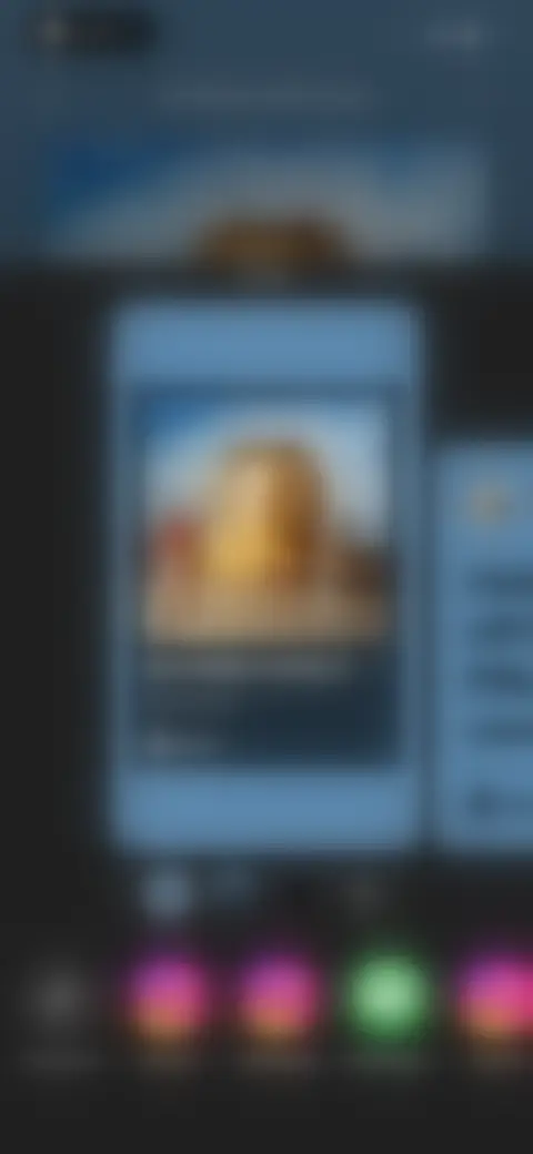 Locked screen preview