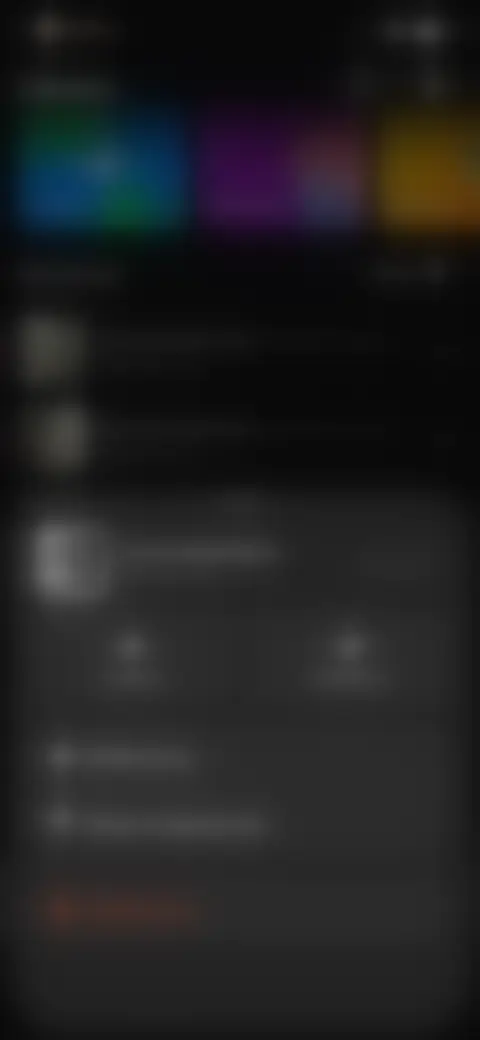 Locked screen preview