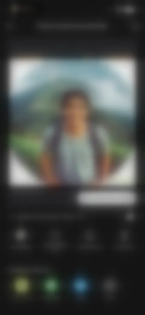 Locked screen preview