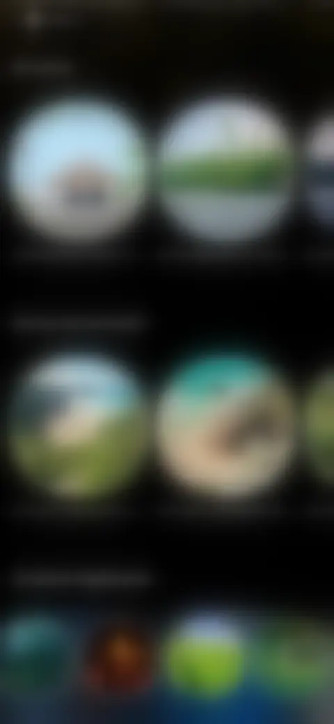 Locked screen preview