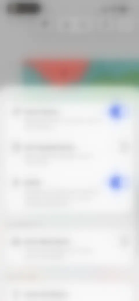 Locked screen preview