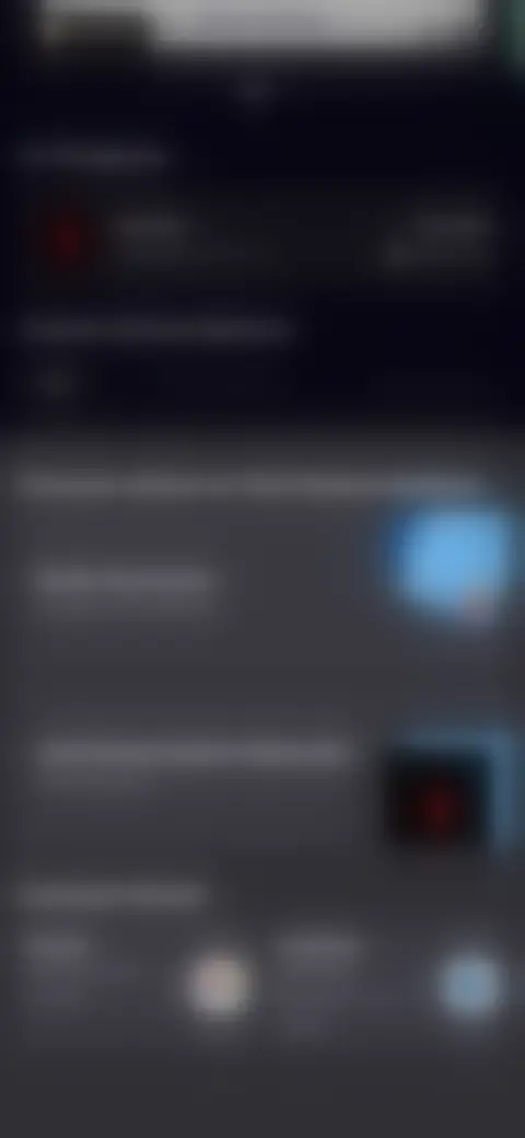 Locked screen preview