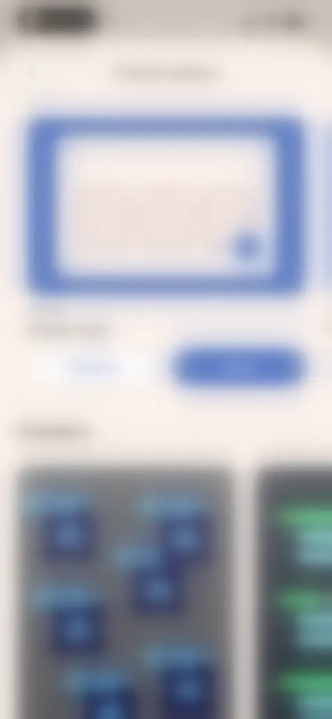 Locked screen preview
